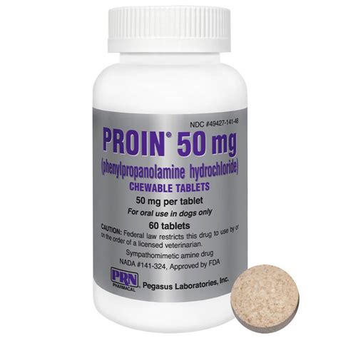 If you do not understand the directions ask the pharmacist or veterinarian to explain them to you. . Proin 50 mg costco
